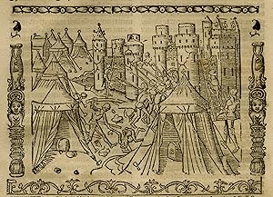 Antique Print-Siege of Constantinopel the Fourth Crusade-Doppere-Vorsterman-1531