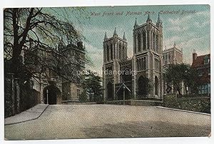 Bristol Cathedral Norman Arch Postcard