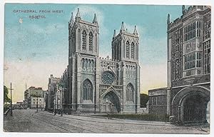 Bristol Cathedral Vintage 1906 Postcard
