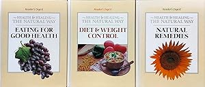 Health & Healing the Natural Way - Book Lot 3 Books