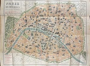 Cartography Paris | Paris Monumental, A. Tarine editeur, Paris, booklet and folding map: Paris se...