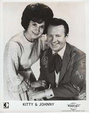 PROFESSIONAL PHOTOGRAPH OF KITTY & JOHNNY:; Country & Western performers