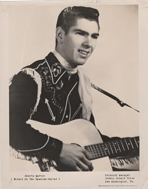 PROFESSIONAL PHOTOGRAPH OF SKEETS MARTIN:; Country & Western performer