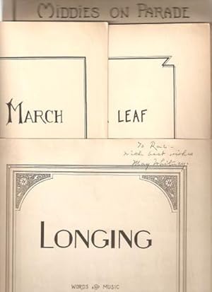 SHEET MUSIC: Group of four: Yankee March, 1929; The Clover Leaf,1932; Middies on Parade, 1934; Lo...