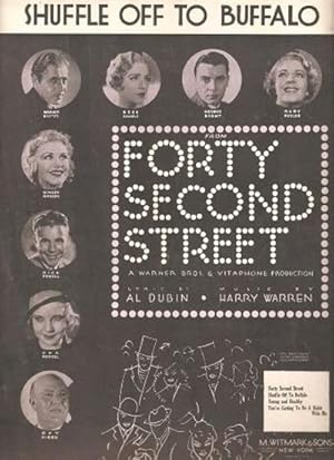 Sheet music (1) from this early Movie Musical. Song: Shuffle Off To Buffalo.; Lyric by Al Dubin. ...