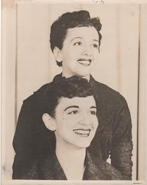 PROFESSIONAL PHOTOGRAPH OF THE KARROLL SISTERS:; Country & Western Performers