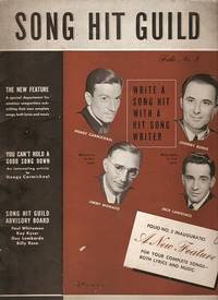SONG HIT GUILD, FOLIO NO. 2: WRITE A SONG WITH A HIT SONG WRITER