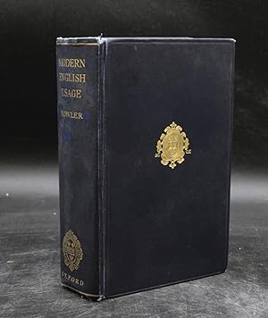 A Dictionary of Modern English Usage (First Edition)