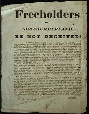 Freeholders Of Northumberland Be Not Deceived
