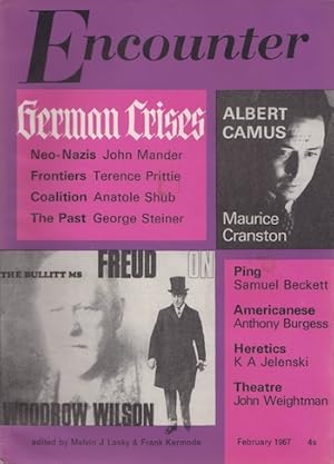 'Ping', in Frank KERMODE and Melvin J. LASKY (editors). Encounter XXVII, No. 2 (February 1967), p...