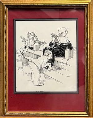 ORIGINAL ART: RENATA ADLER AS ELOISE, MAGAZINE ARTICLE