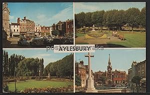 Aylesbury Clock Tower Bucks 1967 Postcard