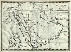 Carte de l'Arabie Primitive.