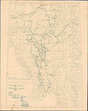 Background Map 'Burma'.