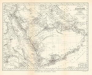 Ritter's Map of Arabia (1852).
