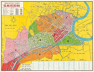 Báº£n Äá»" Äo Thanh Saigon. [Map of the City of Saigon].