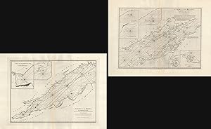 A Chart of the Red Sea from Geddah to Suez. / A Chart of the Red Sea from Moka to Geddah.