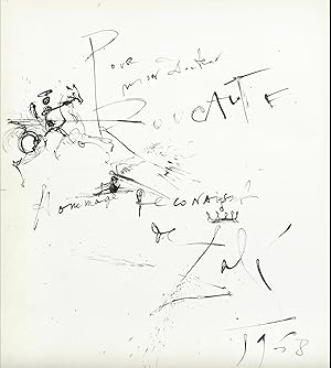 Dalí de Draeger WITH AN ORIGINAL SIGNED DRAWING BY SALVADOR DALÍ