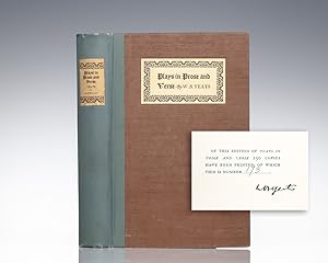 Plays in Prose and Verse: Written for an Irish Theatre, and Generally with the Help of a Friend.