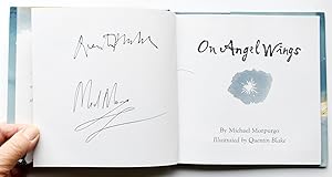 On Angel Wings Signed by author and artist