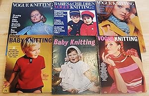 Vogue knitting patterns, 1961 - 1969. Six issues
