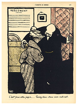 "It's about your father" from Crimes et Châtiments [Crime and Punishment]. First edition of the l...