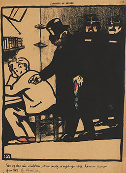 "And this fellow?" from Crimes et Châtiments [Crime and Punishment]. First edition of the lithogr...