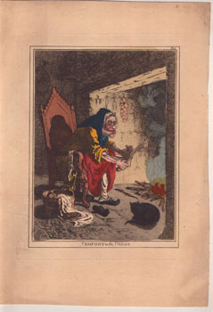 Comfort to the Corns. Original etching.
