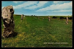 Avebury West Kennet Stones Postcard