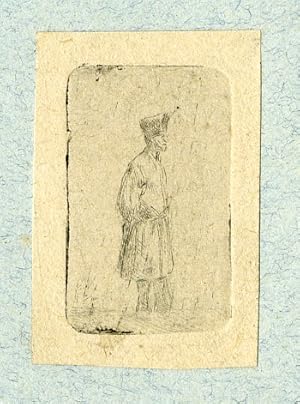 Antique Master Print-MAN-IN-WHITE-COAT-Norblin-1779
