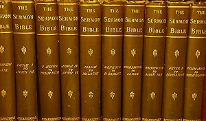 The Sermon Bible Set Vols 1-thro 8 and 11 & 12 of a 12 Volume Set