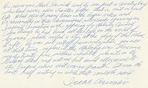 ISAAC ASIMOV - SUPERB ARCHIVE OF AUTOGRAPH POSTCARD AND SIX TYPED-LETTERS SIGNED With Typed Annot...