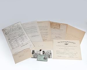 J. Robert Oppenheimer Typed Letter Signed. [WITH] Related Manhattan Project Ephemera.