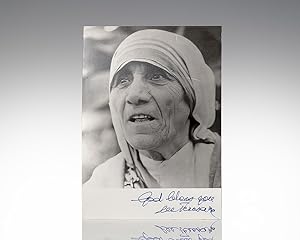 Mother Teresa Signed Photograph.