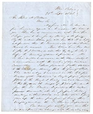 [Three autograph letters, signed, by John Marshall concerning the Presidential Election of 1848 i...
