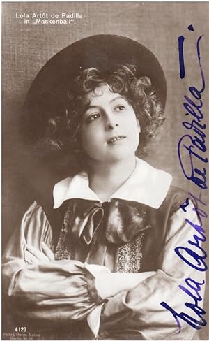 Lola Artot de Padilla Autograph