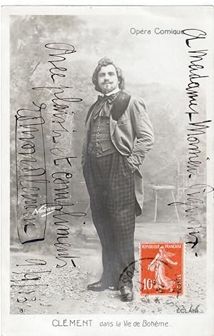 CLEMENT, Edmond - Autograph