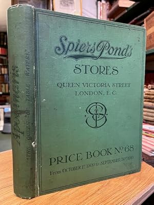 Spiers & Ponds Stores Price Book No. 68. From October 1st 1909 to September 30th 1910.