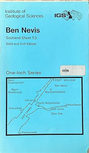 Ben Nevis (Scotland sheet 53), solid and drift edition