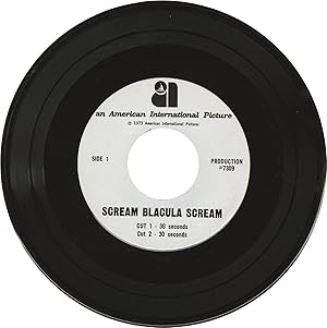 Scream Blacula Scream (Original vinyl 45 RPM record of radio spots for the 1973 film)