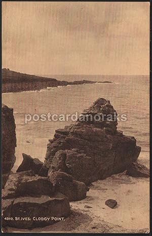Clodgy Point St. Ives c.1914 Postcard