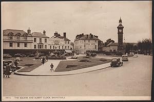 Barnstaple Albert Clock Vintage Postcard