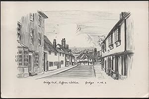 Saffron Waldon Bridge End Essex Postcard