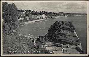 Dawlish The Big Red Rock 1958 Postcard