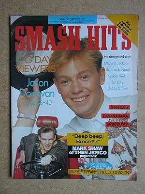 Smash Hits. 8-21 February 1989.