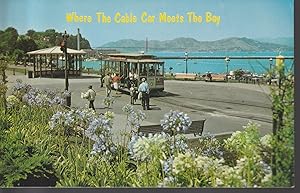 San Francisco Maritime State Historical Park, Hyde St. Photo Postcard, circa 1980