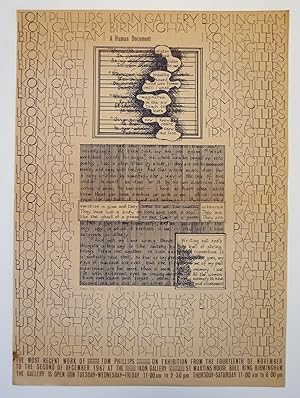 A poster for an exhibition of his most recent work from 14 November to 2 December 1967 at the Iko...