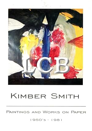 Kimber Smith: Paintings and Works on Paper, 1950s-1961 - Exhibition Announcement Card