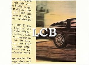 Alfa Romeo (with Text), 1965 - Postcard