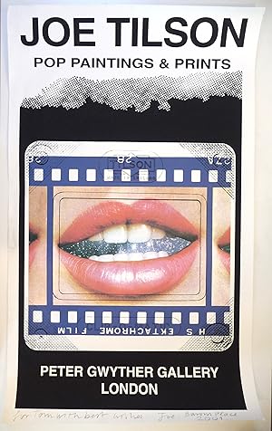 A large poster for the exhibition 'Joe Tilson: Pop Paintings & Prints' at Peter Gwyther Gallery, ...